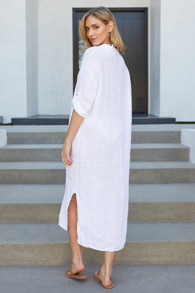 Oriana - Lightweight V-Neck Women's Dress
